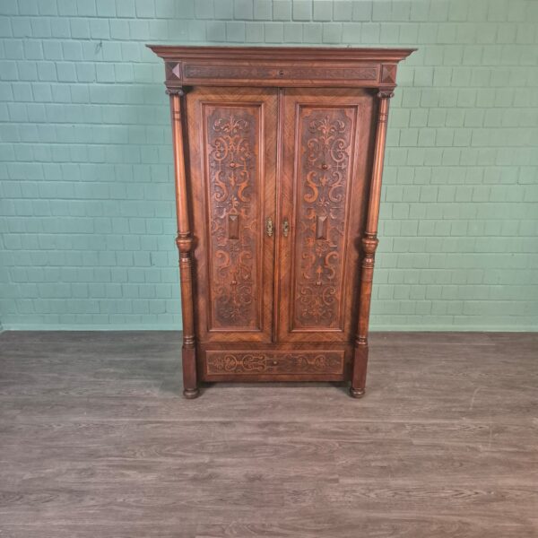 Kast Kledingkast Gründerzeit 1880 Noten - Afbeelding 2