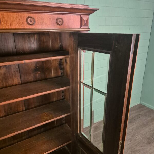 Vitrine Servieskast Jugendstil 1900 Noten - Afbeelding 13
