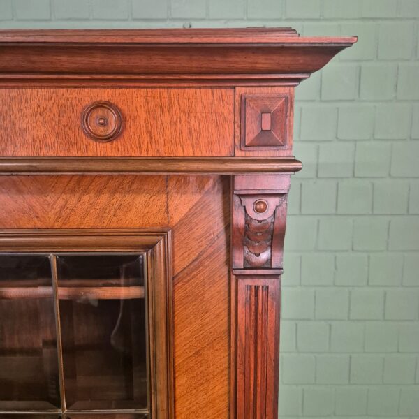 Vitrine Servieskast Jugendstil 1900 Noten - Afbeelding 8
