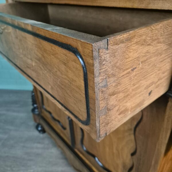 Dressoir Sideboard Biedermeier 1850 Noten - Afbeelding 13