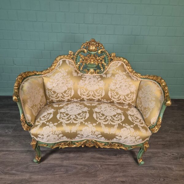 Bank Sofa Goud-Creme Barokstijl 1,50 m - Afbeelding 4