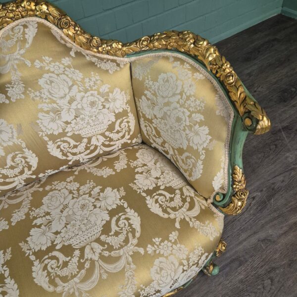 Bank Sofa Goud-Creme Barokstijl 1,50 m - Afbeelding 9