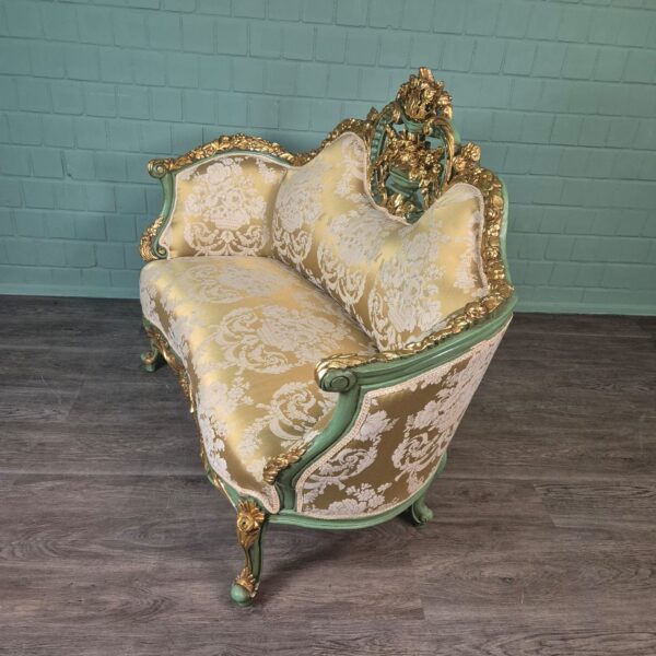Bank Sofa Goud-Creme Barokstijl 1,50 m - Afbeelding 6