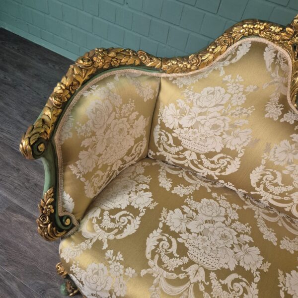 Bank Sofa Goud-Creme Barokstijl 1,50 m - Afbeelding 7