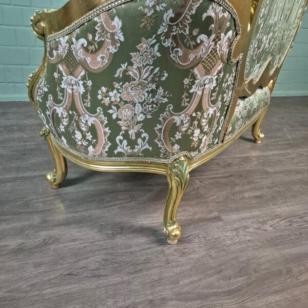 Bank Sofa Goud-Groen Barokstijl 1,50 m - Afbeelding 6