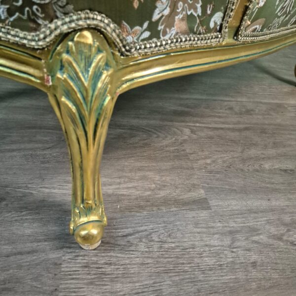 Bank Sofa Goud-Groen Barokstijl 1,50 m - Afbeelding 19
