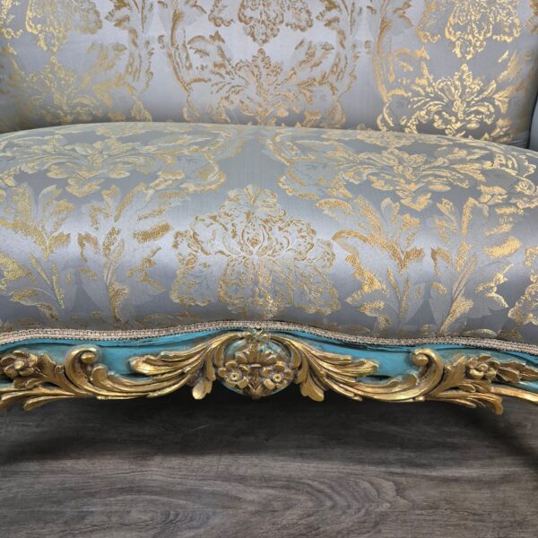 Bank Sofa Goud-IJsblauw Barokstijl 1,50 m - Afbeelding 14