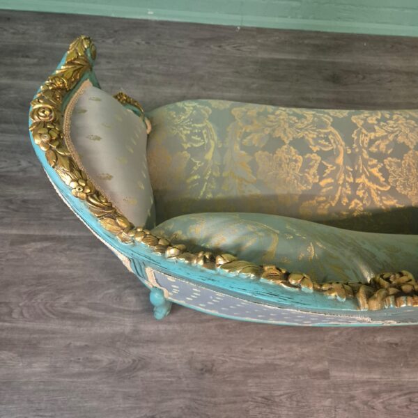 Bank Sofa Goud-IJsblauw Barokstijl 1,50 m - Afbeelding 19