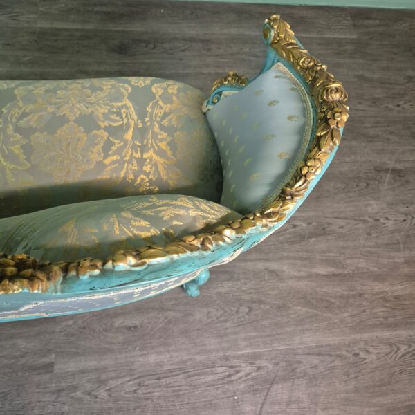 Bank Sofa Goud-IJsblauw Barokstijl 1,50 m - Afbeelding 20