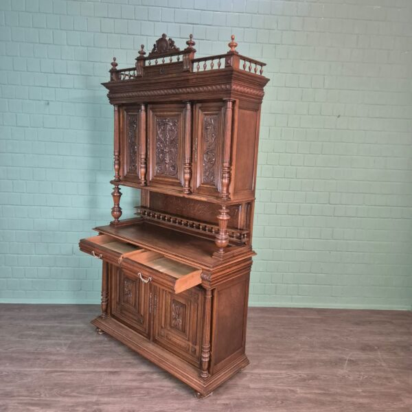 Buffetkast Kast Gründerzeit 1880 Eiken - Afbeelding 15