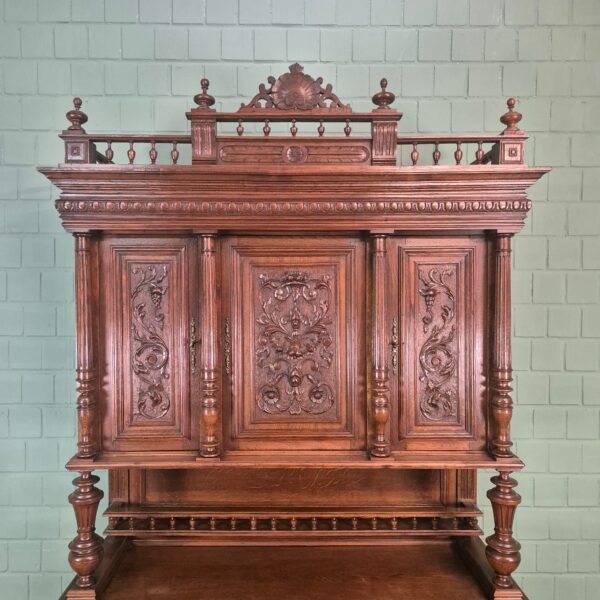 Buffetkast Kast Gründerzeit 1880 Eiken - Afbeelding 4
