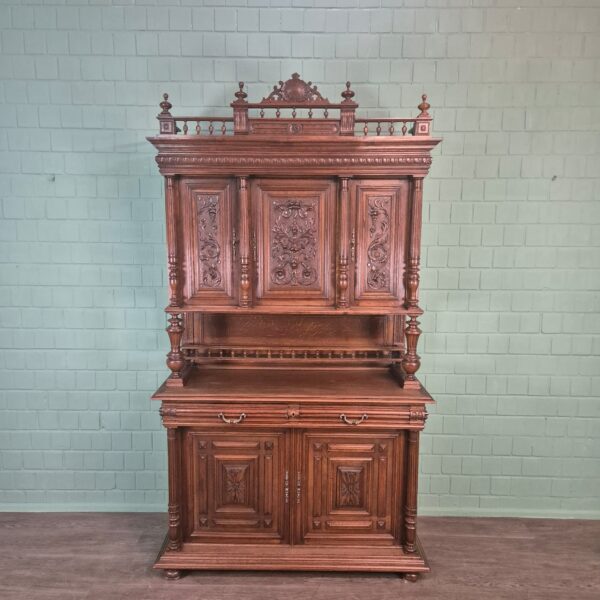 Buffetkast Kast Gründerzeit 1880 Eiken - Afbeelding 2