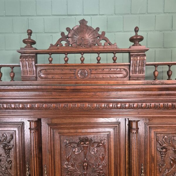 Buffetkast Kast Gründerzeit 1880 Eiken - Afbeelding 5