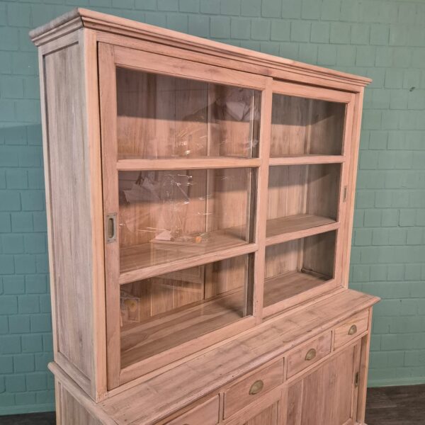 Vitrine Boekenkast Teak 1,65 m - Afbeelding 4
