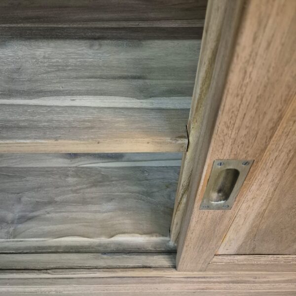 Vitrine Boekenkast Teak 1,65 m - Afbeelding 15
