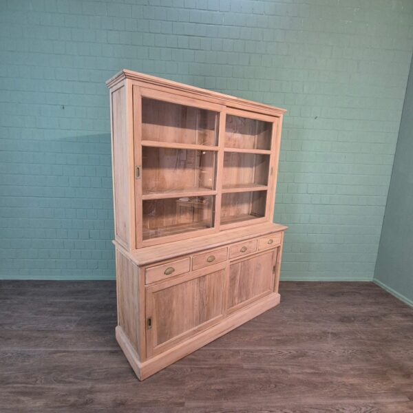 Vitrine Boekenkast Teak 1,65 m