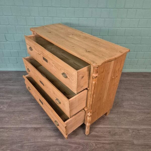 Commode Louis Philippe 1860 Grenen - Afbeelding 7