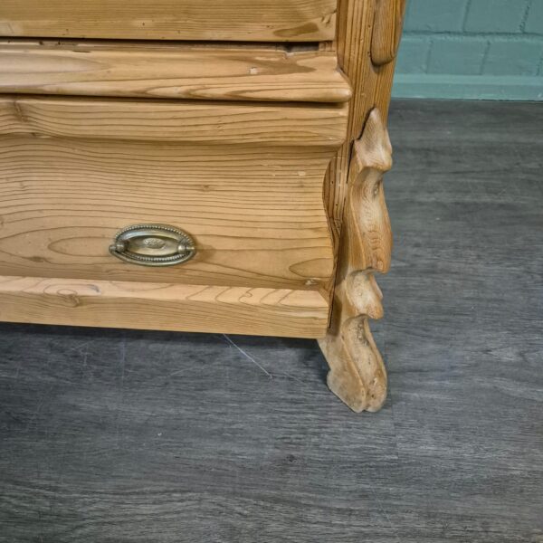 Commode Louis Philippe 1860 Grenen - Afbeelding 5