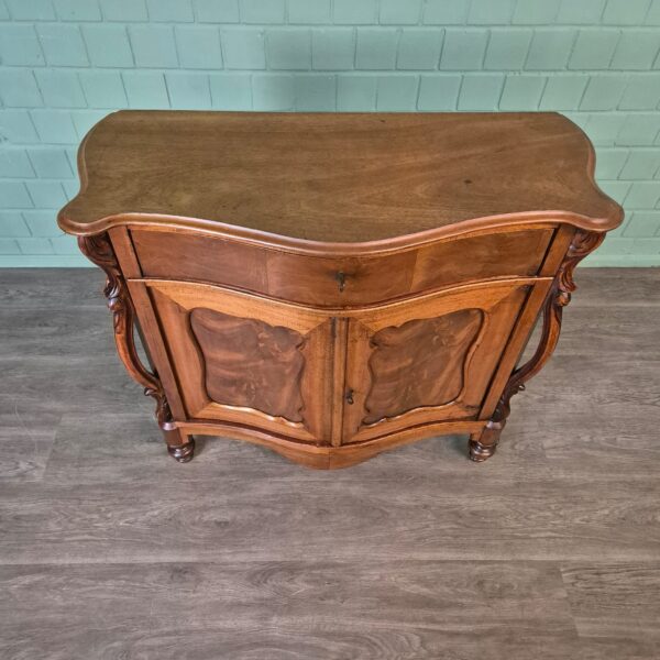 Commode Penantkastje Biedermeier 1850 Mahonie - Afbeelding 3