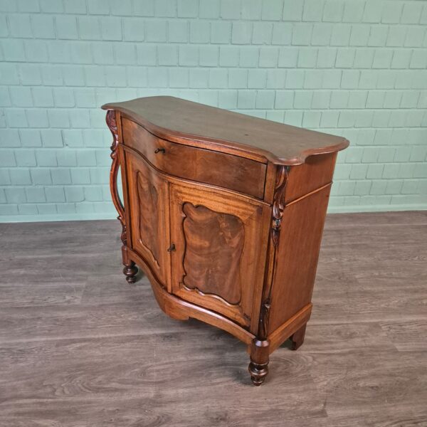 Commode Penantkastje Biedermeier 1850 Mahonie - Afbeelding 4