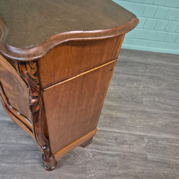 Commode Penantkastje Biedermeier 1850 Mahonie - Afbeelding 6