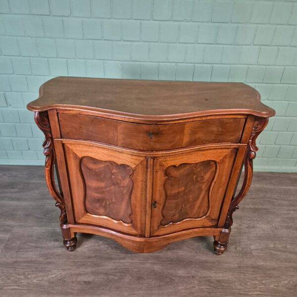 Commode Penantkastje Biedermeier 1850 Mahonie - Afbeelding 2