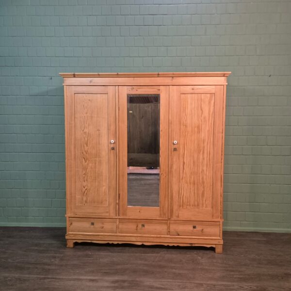 Kast Kledingkast Jugendstil 1900 Grenen