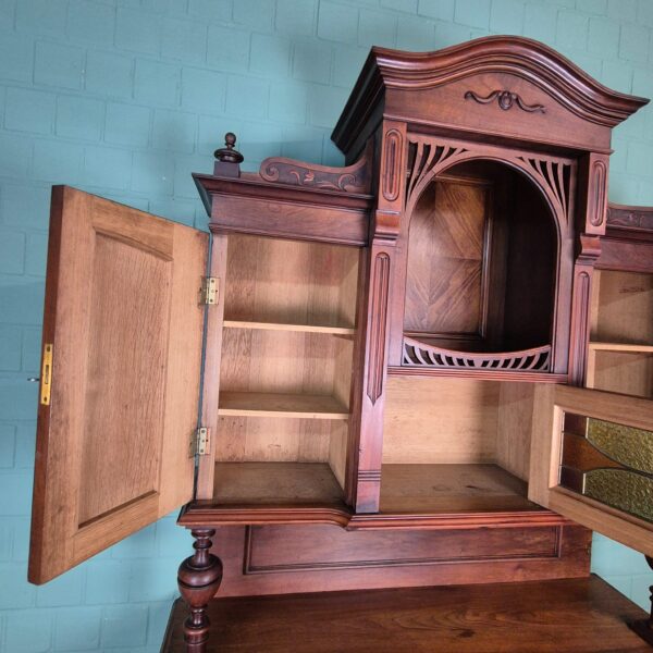 Buffetkast Kast Jugendstil 1910 Noten - Afbeelding 15
