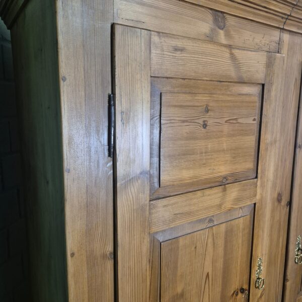 Kast Kledingkast Biedermeier 1850 Grenen - Afbeelding 5