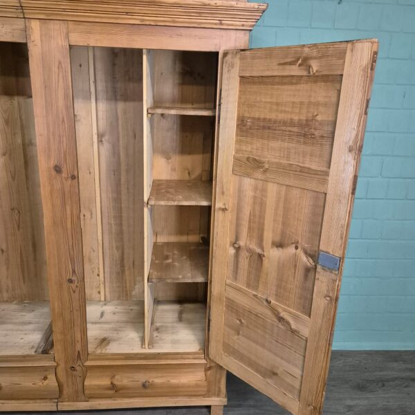 Kast Kledingkast Biedermeier 1850 Grenen - Afbeelding 10