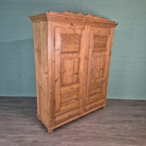 Kast Kledingkast Biedermeier 1850 Grenen
