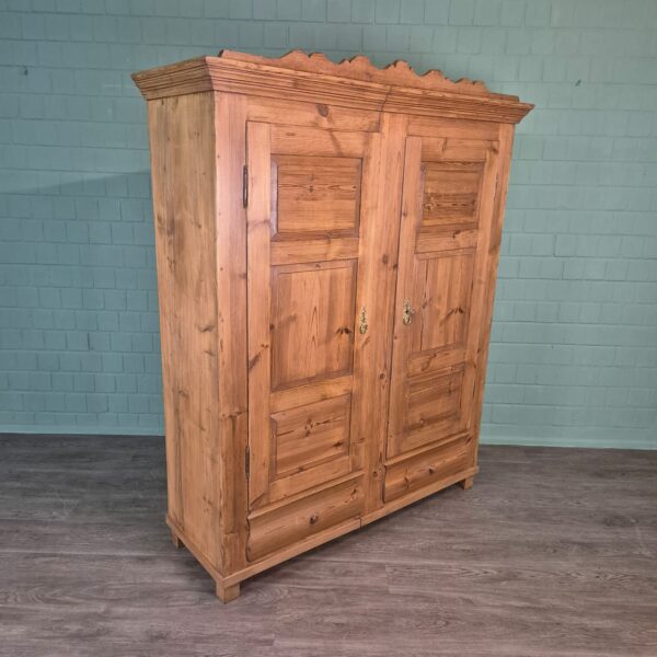 Kast Kledingkast Biedermeier 1850 Grenen