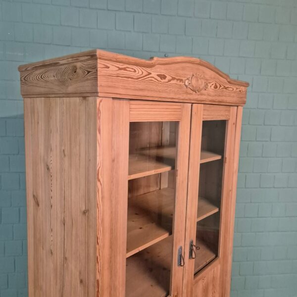 Vitrine Servieskast Jugendstil 1900 Grenen - Afbeelding 4