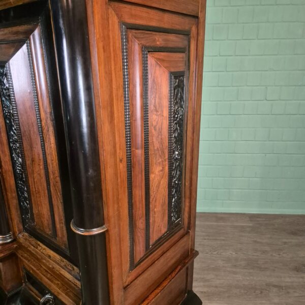 Hollandse Barokkast 1800 Palissander - Afbeelding 15
