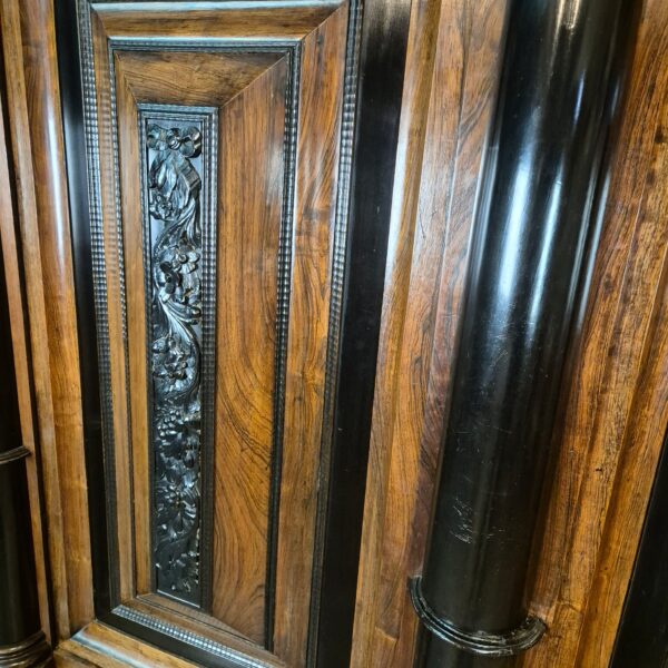 Hollandse Barokkast 1800 Palissander - Afbeelding 14