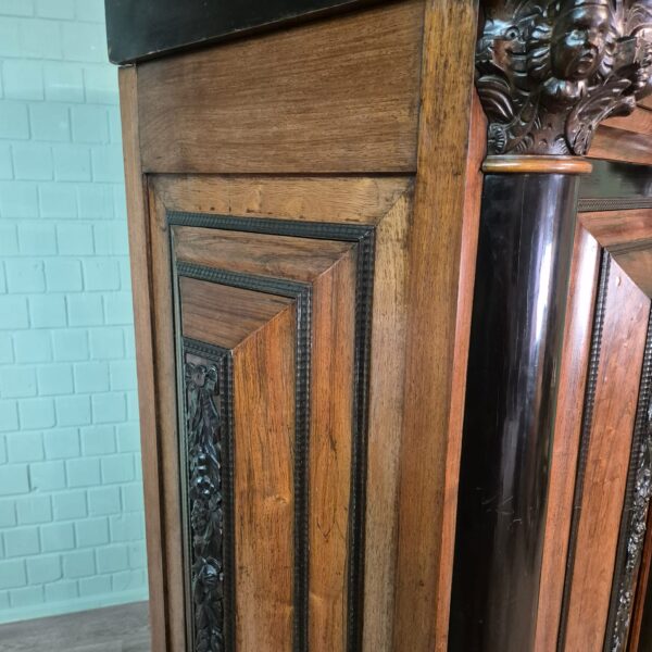 Hollandse Barokkast 1800 Palissander - Afbeelding 7