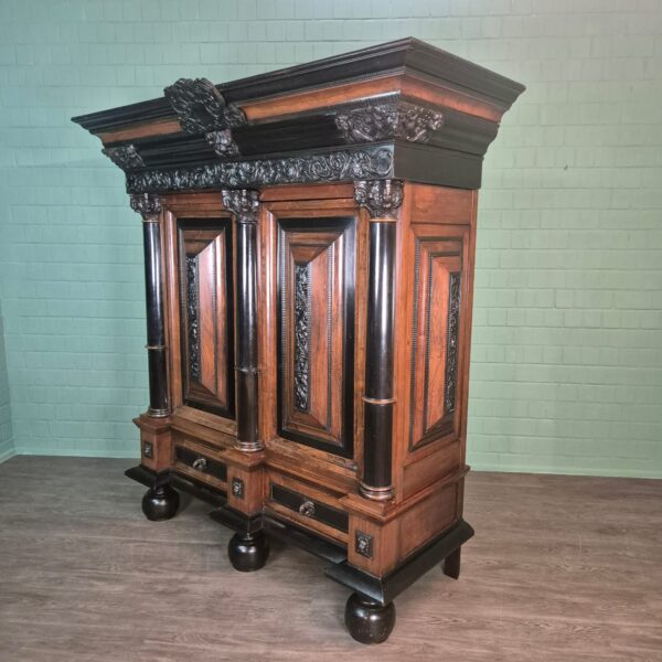 Hollandse Barokkast 1800 Palissander - Afbeelding 3