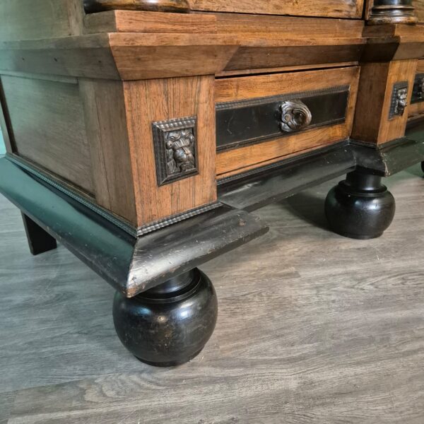 Hollandse Barokkast 1800 Palissander - Afbeelding 9