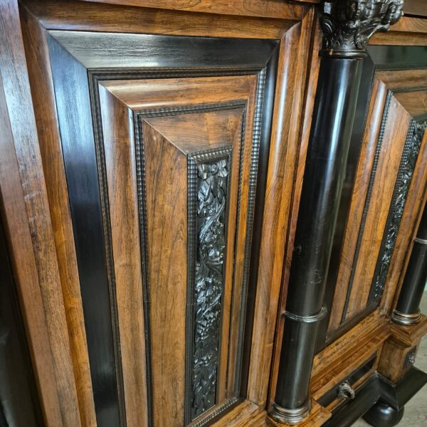 Hollandse Barokkast 1800 Palissander - Afbeelding 8