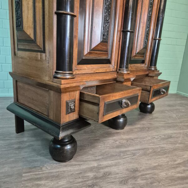 Hollandse Barokkast 1800 Palissander - Afbeelding 26