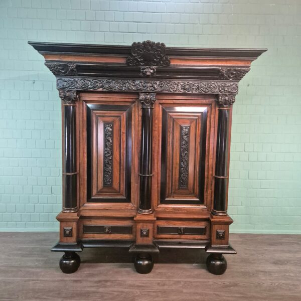 Hollandse Barokkast 1800 Palissander - Afbeelding 2