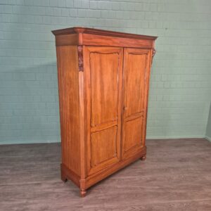 Kast Kledingkast Biedermeier 1850 Mahonie