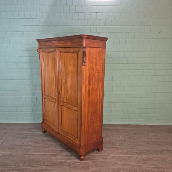 Kast Kledingkast Biedermeier 1850 Mahonie - Afbeelding 3