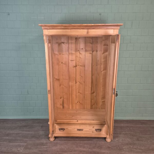 Kast Kledingkast Jugendstil 1900 Grenen - Afbeelding 13