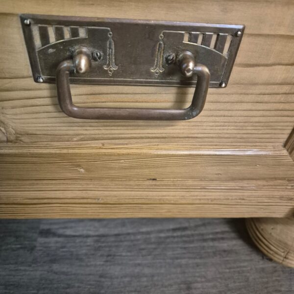 Kast Kledingkast Jugendstil 1900 Grenen - Afbeelding 8