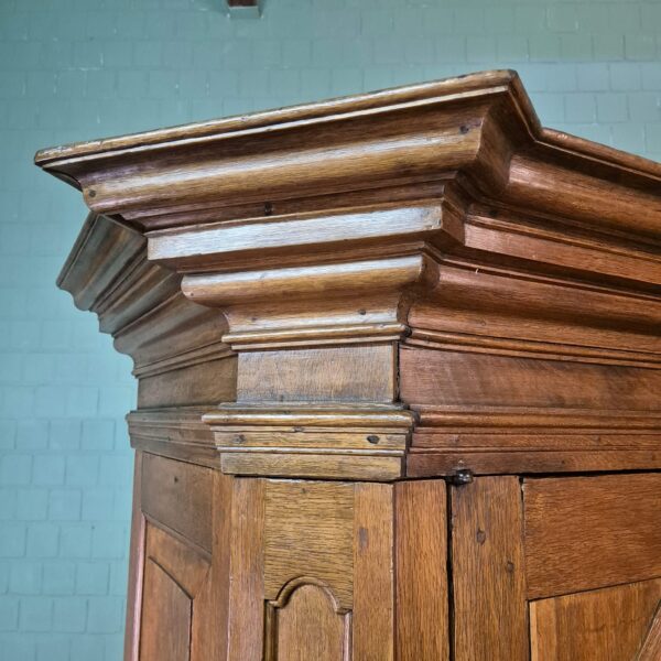 Kast Kledingkast Barok 1780 Eiken - Afbeelding 5