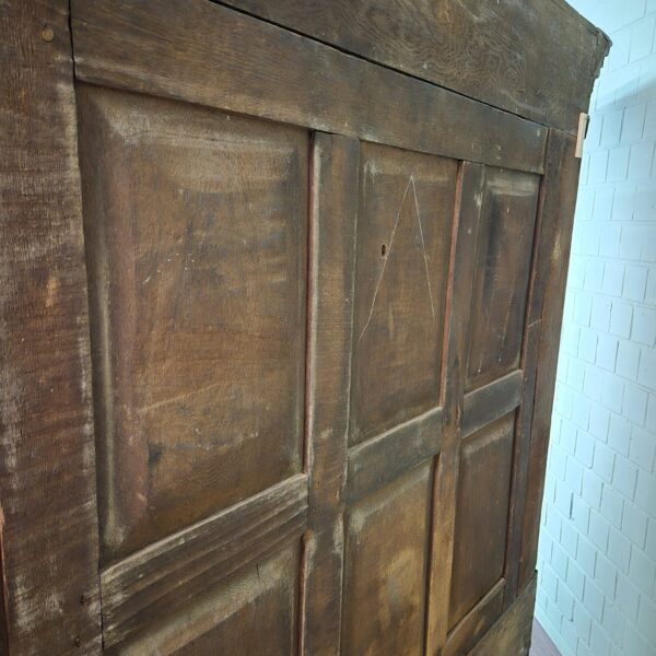 Kast Kledingkast Barok 1780 Eiken - Afbeelding 20