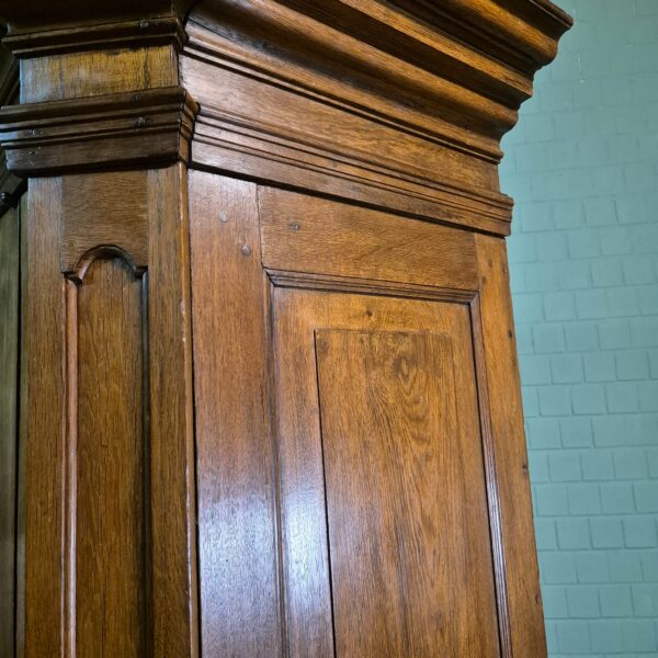 Kast Kledingkast Barok 1780 Eiken - Afbeelding 12
