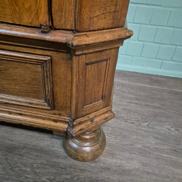 Kast Kledingkast Barok 1780 Eiken - Afbeelding 10