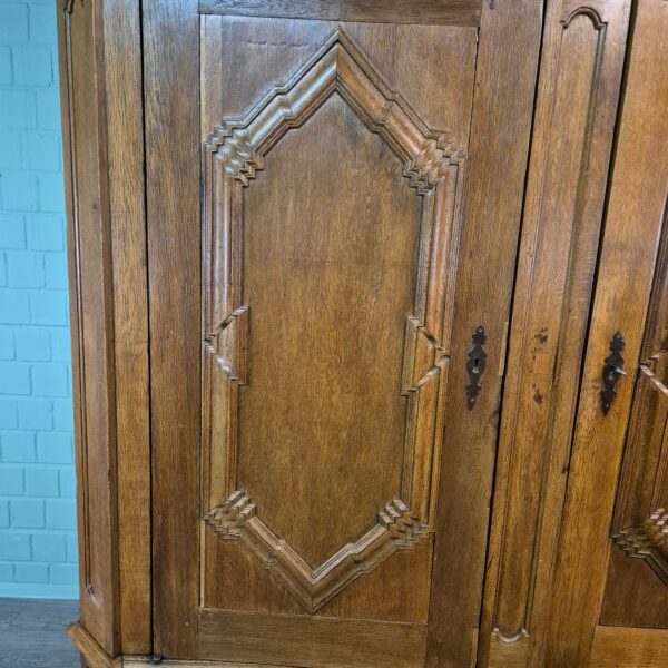 Kast Kledingkast Barok 1780 Eiken - Afbeelding 6